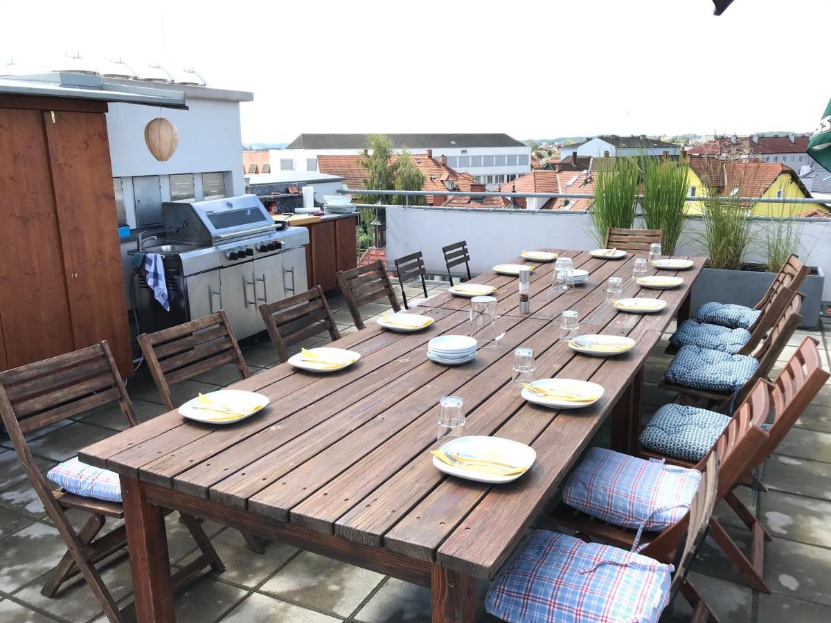 Penthouse Wohnung Am Radweg Mit Dachterasse Вайдхофен-ан-дер-Тайя Экстерьер фото